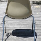 Eames cream shell chair Herman Miller
