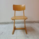 Chaise d'ecole vintage Casala