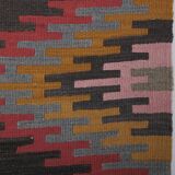 Vintage Turkish Oushak Handwoven Rug 77x387 cm