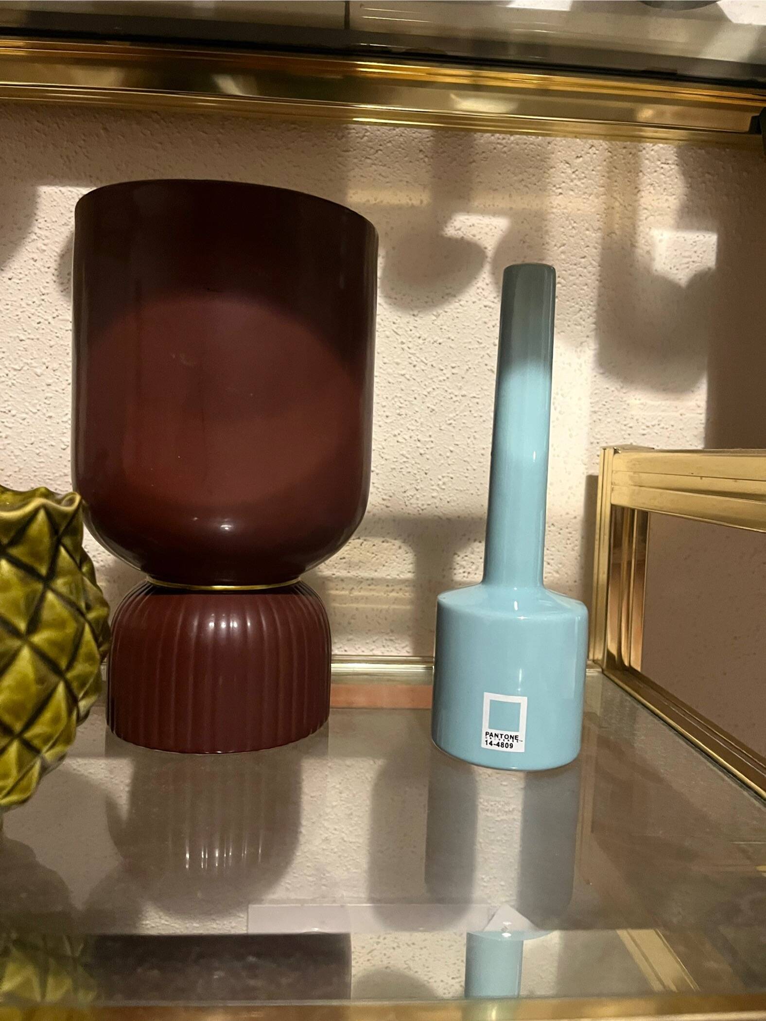 Vintage bordeaux vase
