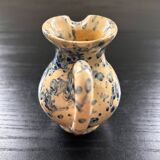 Small blue and beige mixed pitcher