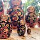 Magnificent family of Russian matryoshkas – 9 dolls – excellent condition