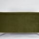 Vintage 1960s olive green velvet sofa – fully restored