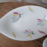Lot of 2 old ceramic dishes Firminy Salins France