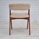 60s, Danish design by Henning Kjærnulf, reupholstered chair, model 71