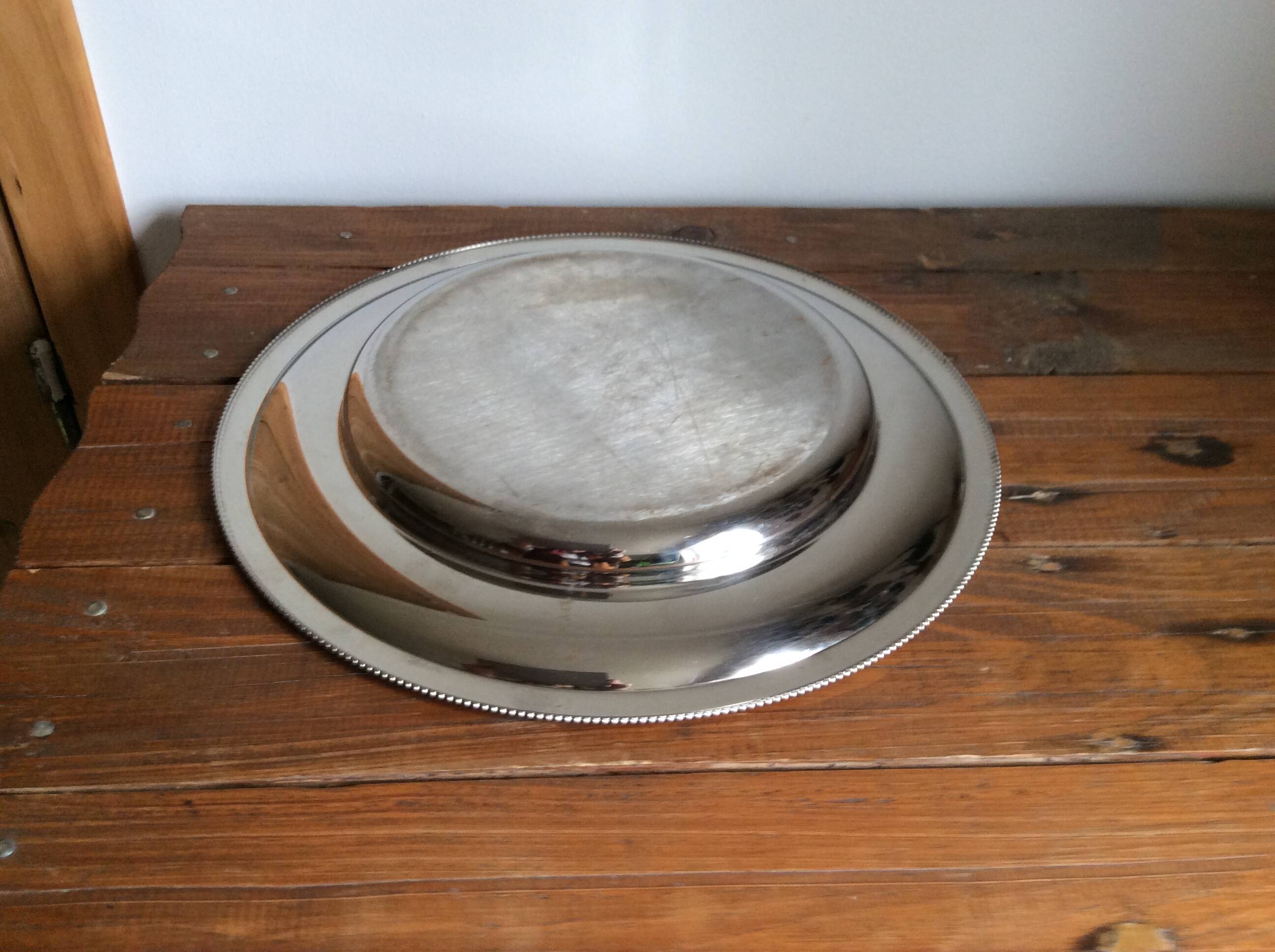 Stainless steel pearl plate