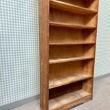 Large vintage wooden bookcase
