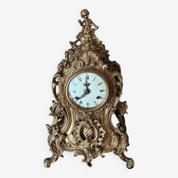 Horloge de cheminée style rococo