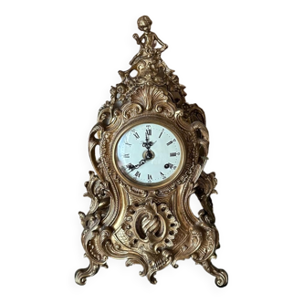 Horloge de cheminée style rococo