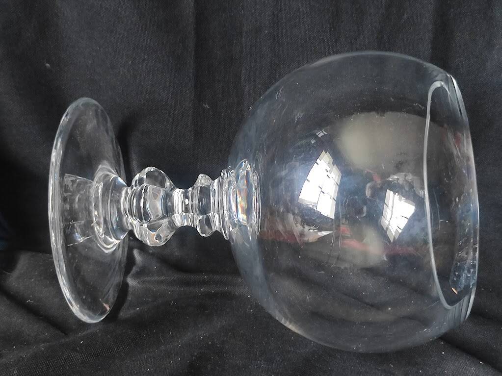 1960/80 Large signed seal cup / crystal / 1.5 liters