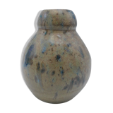 Flowerstone coloquinte vase in varnished sandstone