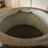 Set of two Japanese grand feu stoneware pots