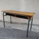 Hitler style 1960 double school desk with locker