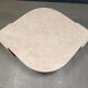 Vintage travertine coffee table by Roche Bobois, 1970s