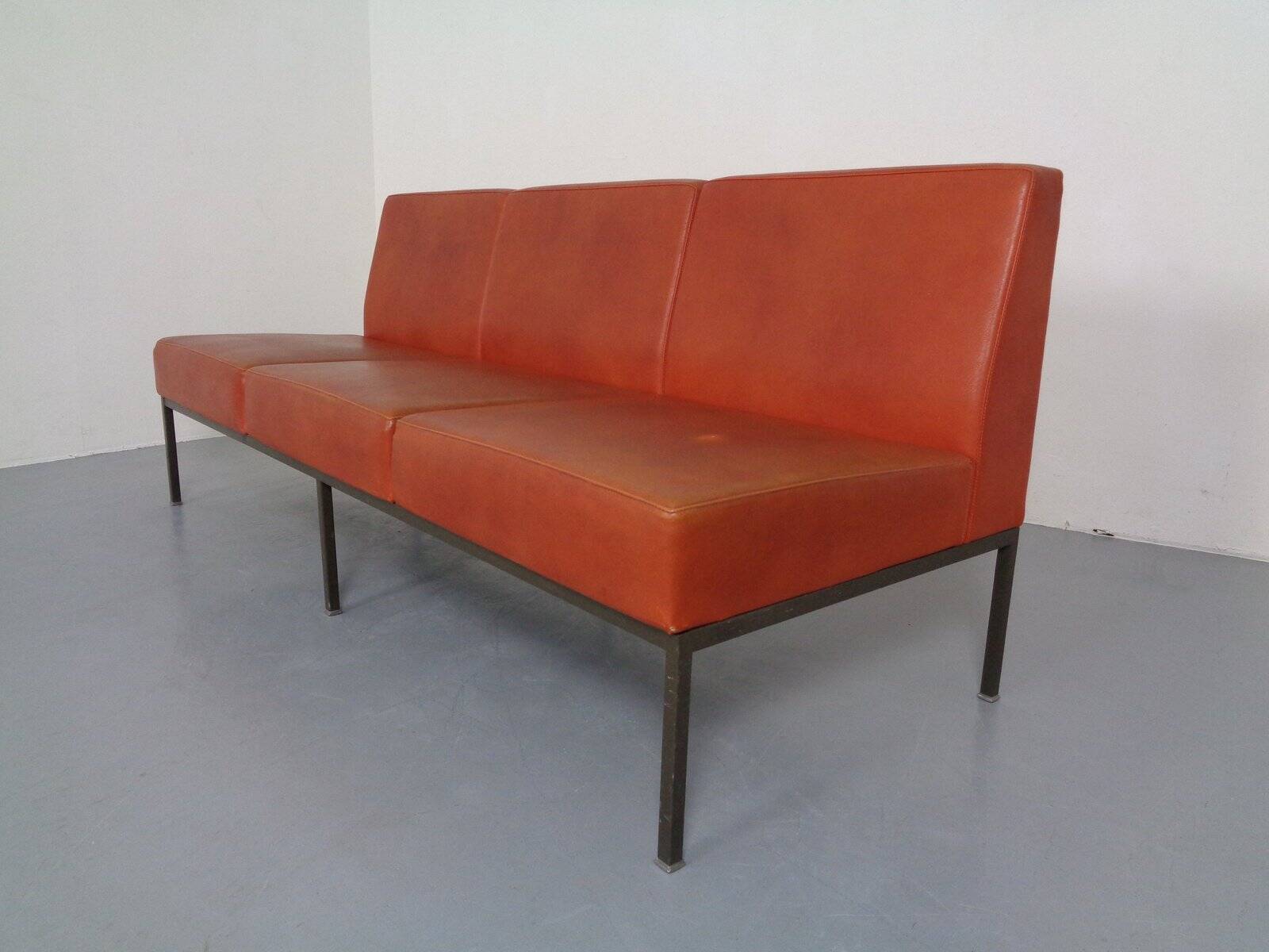 Minimalist 2-Seater and 3-Seater Bench, Germany, 1960s, Set of 2