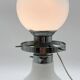 "Space Age" chrome table lamp, Italy 1970s
