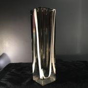 FLAVIO POLI for SEGUSO Vetri d'arte, Multi-layered glass vase, Murano, circa