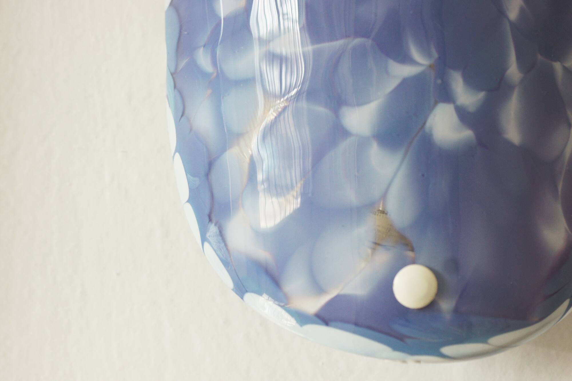 Appliques murales en verre scandinaves d'El Light, ensemble de 2