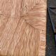 2 Scandinavian chairs with black steel and straw from IKEA Granas.