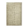 Tapis beige oriental fait à la main 170 cm x 256 cm