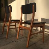 Pair of modernist Scandinavian chairs from the 1960s