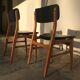 Paire de chaises scandinaves modernistes des années 60