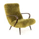 Doodly armchair - mid century modern - one off a kind upholstery