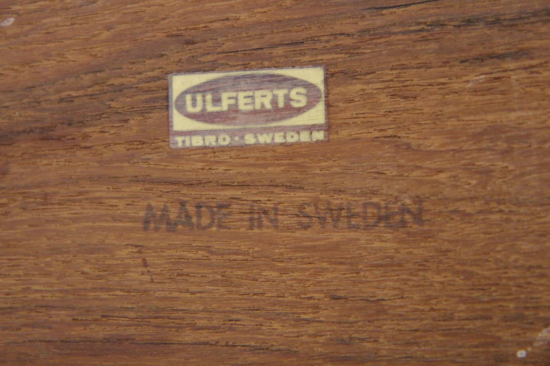 Scandinavian teak dining table, Ulferts, Tibro, Sweden, 1960s