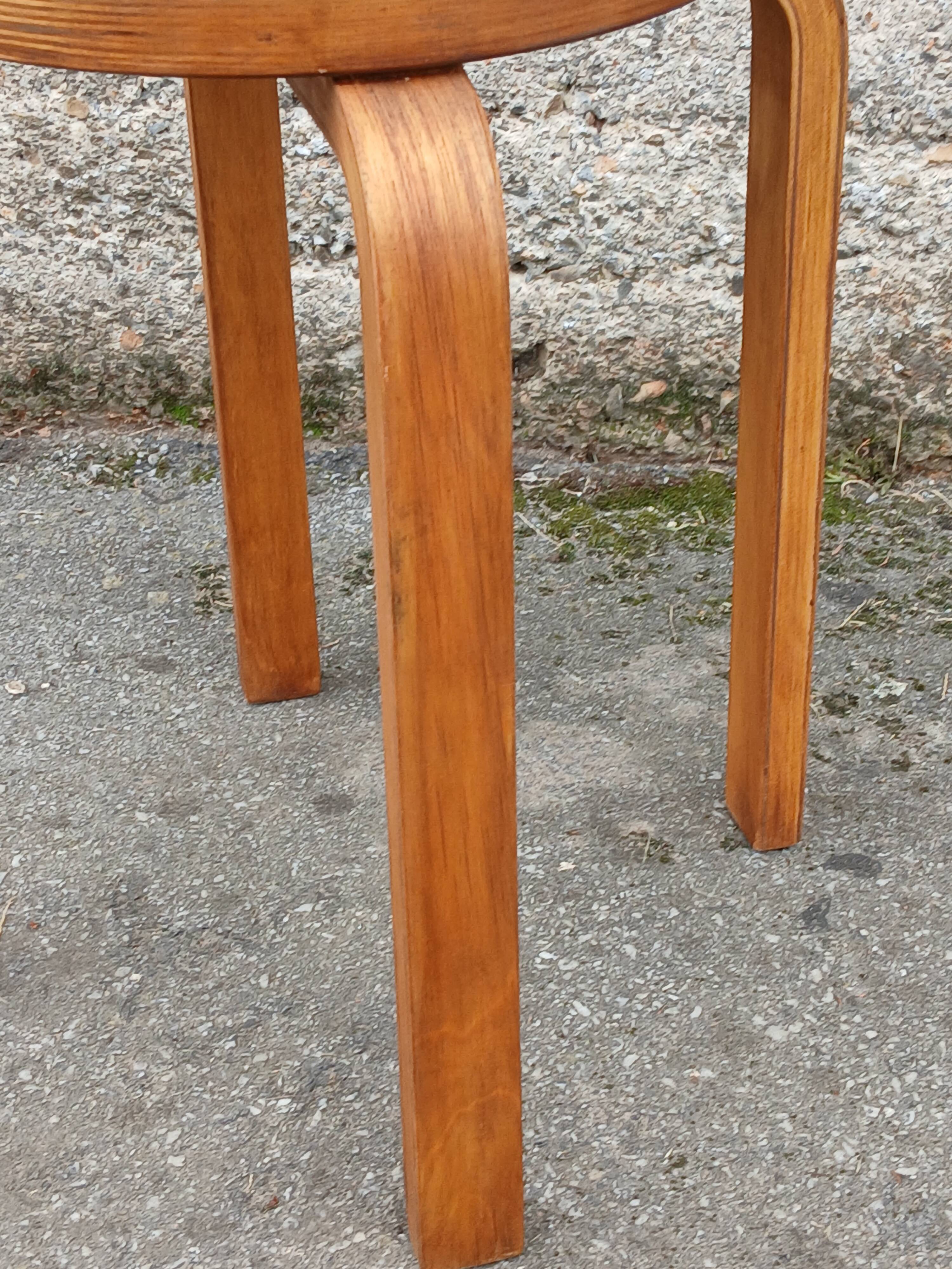 Alvar Aalto stool from the 1950s/60s