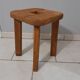 Tabouret vintage en pin par Finnsauna Lagerholm années 60