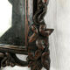 Carved wooden mirror, black forest XIX/early twentieth century