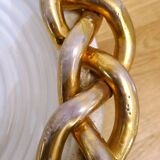 Woven coupe plate 1950s by E. Tessier