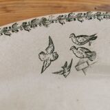 Serving dish in iron earth