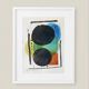 Original framed abstract artwork - Bertrand Mugabure