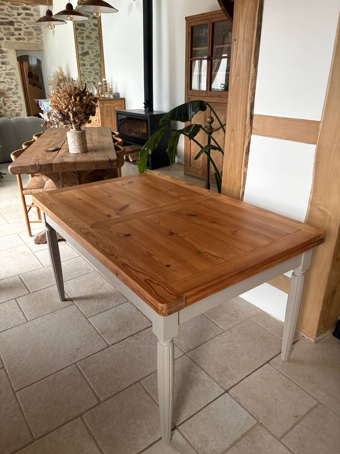 Table campagne vintage