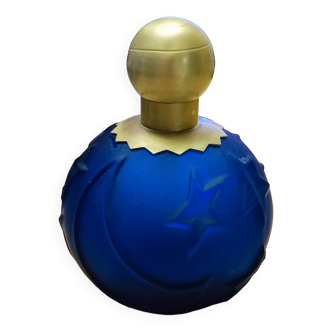 Blue crystal bottle