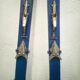 Pair of old wooden skis