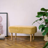 Golden sand bench