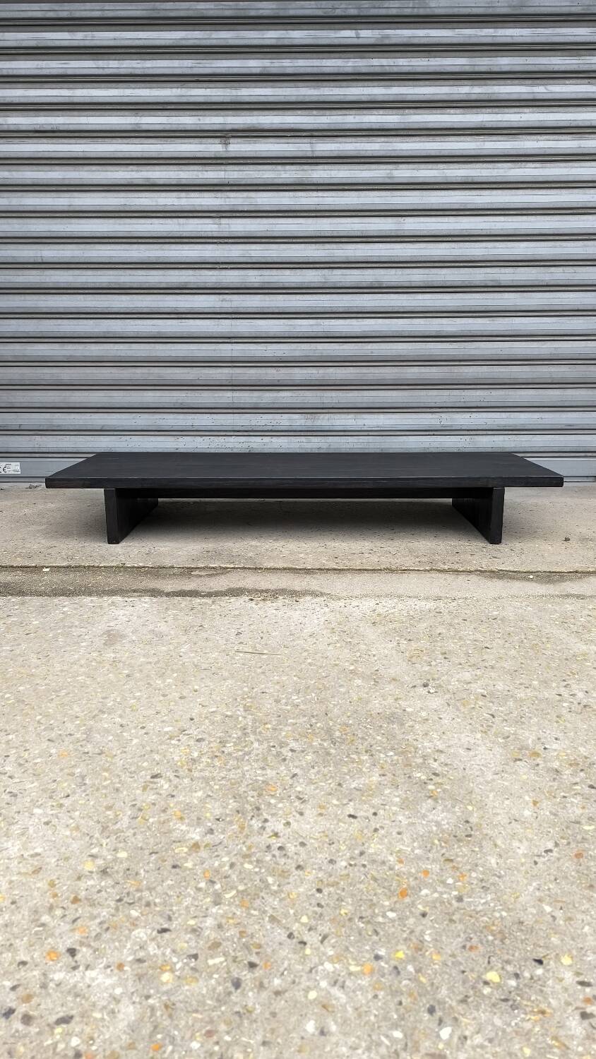 Minimalist Japandi bench, Netherlands, 1970