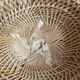 Asian hat made of bamboo and braided rattan