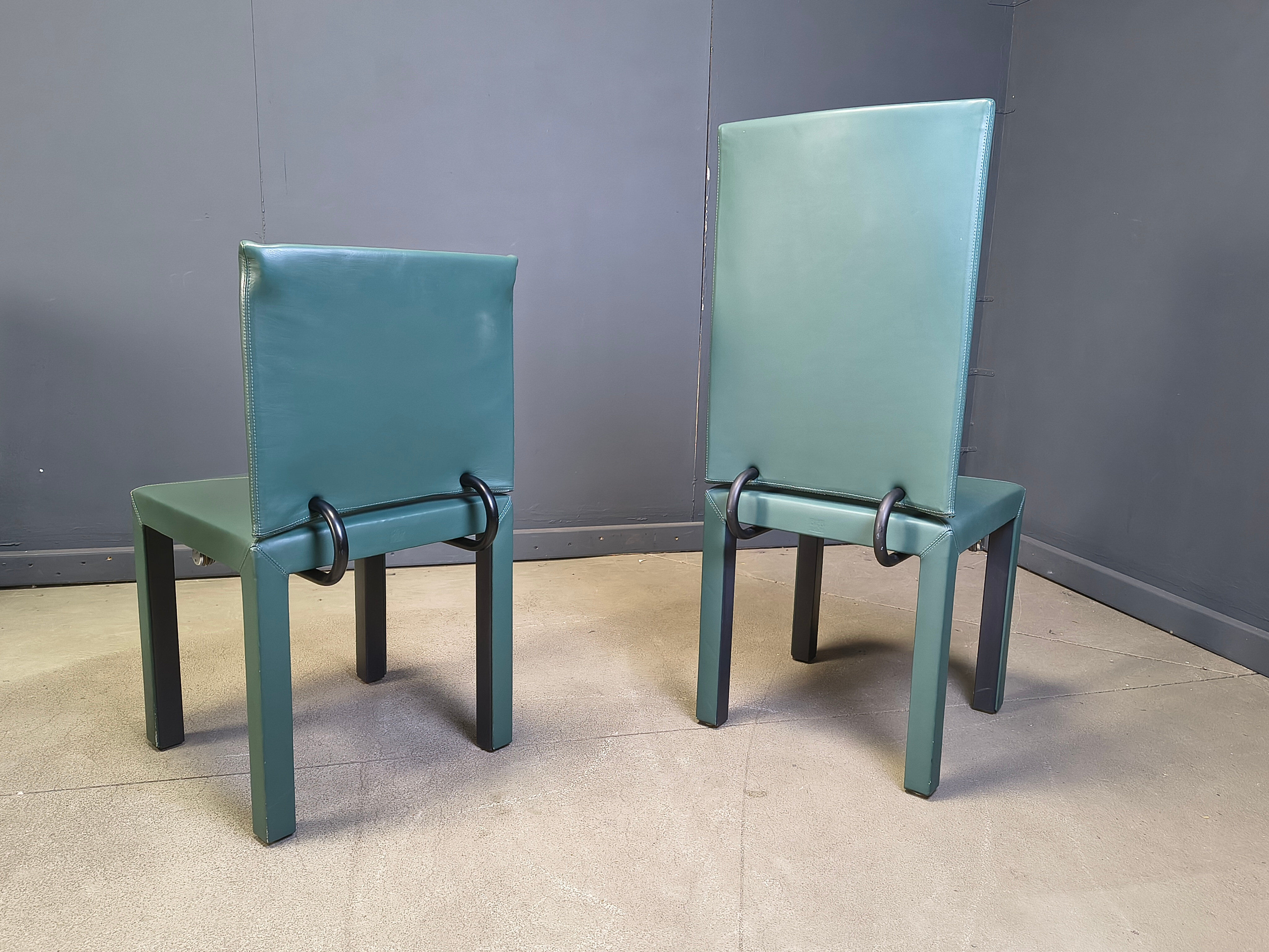 Arcadia dining chairs by Paolo Piva for B&B Italia set of 10