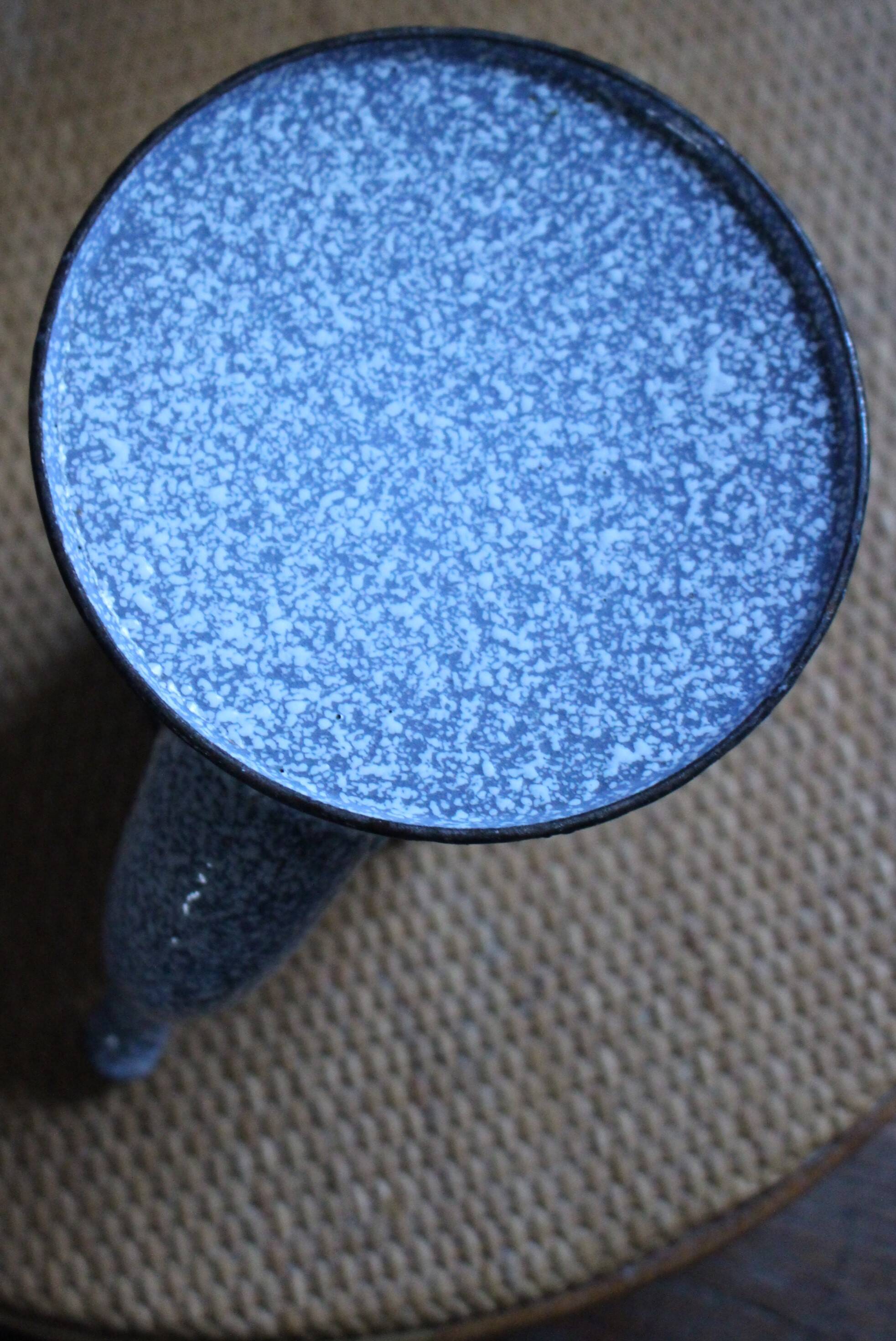 Broc coffee maker heather blue enameled sheet metal