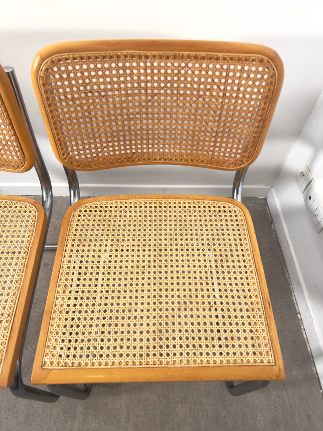 Paire de chaises Marcel  Breuer Made in Italy - b32 - Cesca