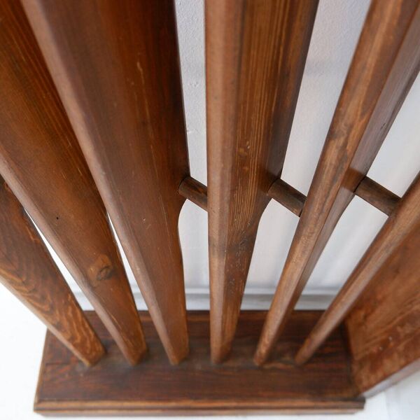 Vintage wood room divider - 1960s