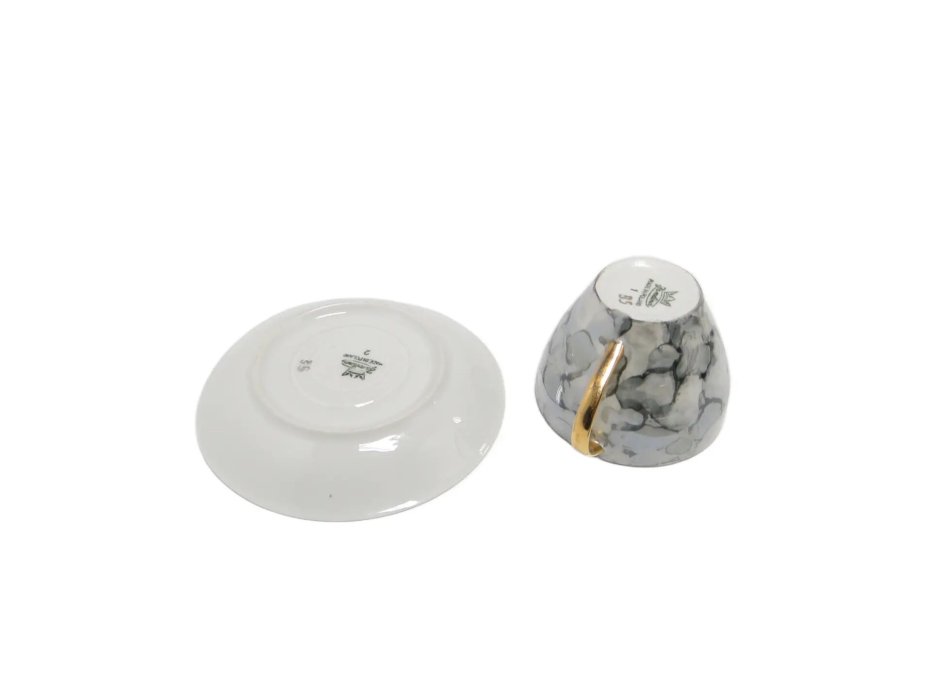 Joanna cup, mid-century modern, porcelain, Ćmielów, Poland, 1970s.