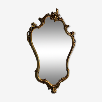 Baroque golden mirror 56x87cm