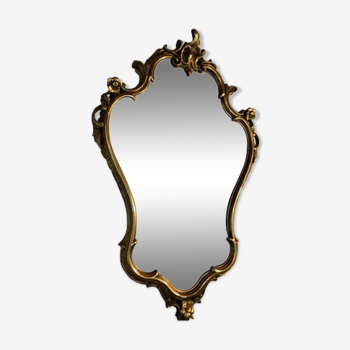 Miroir doré baroque 56x87cm