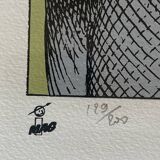 François Boucq (1955) - The Adventures of Jérôme Moucherot - Lithograph