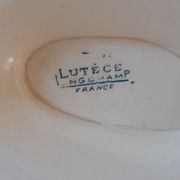 Saucière terre de fer Longchamp fin XIXème