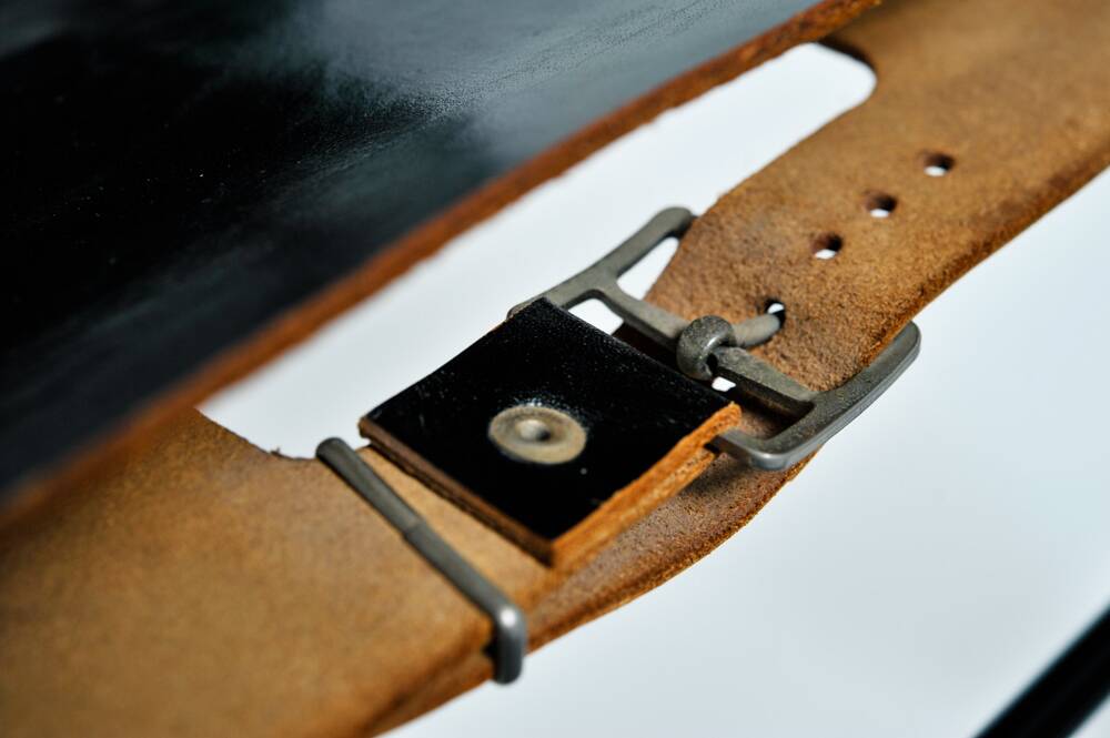 Black modernist design lounge set by Jan van Opzeeland in leather and steel bar, Netherlands, 1980s